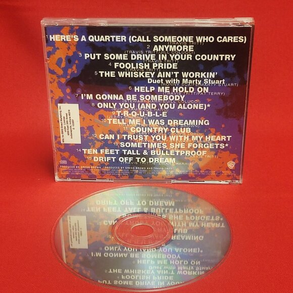 Travis Tritt Greatest Hits From The Beginning CD 1995 Signed - Picture 8 of 8